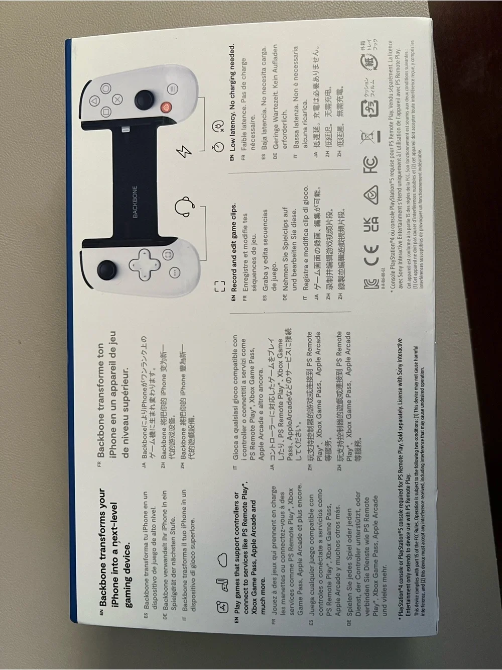 Sony Backbone Controller for PlayStation Remote Play - White